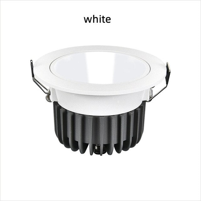 IP65 Dimmable AC110/220V Anti-Glare Spotlight Wall Washer LED COB Downlight 7W 12W 18W 15W Ceiling Light Indoor Bedroom Lighting