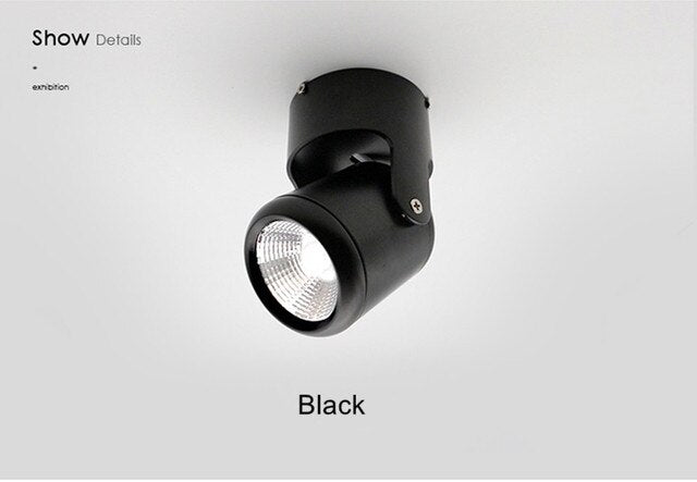 Indoor Led Light Lamp Surface Mounted Ceiling Lighting Marcaron Simple COB Downlight Angle Adjustable Living Room Bedroom Lamp