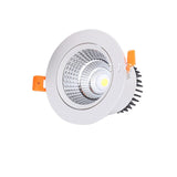 LED Bronze Copper Dimmable COB downlight 3W 5W 7W 10W 12W Ceiling Lamp Recessed Spotlight Lamp Indoor light AC110V 220V