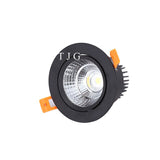 LED Bronze Copper Dimmable COB downlight 3W 5W 7W 10W 12W Ceiling Lamp Recessed Spotlight Lamp Indoor light AC110V 220V