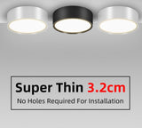 LED Ceiling Lighting 10W Surface Mounted Downlight Ceiling Lamp for Living Room Spotlight Panel Lights Kitchen Lamp AC110-265V