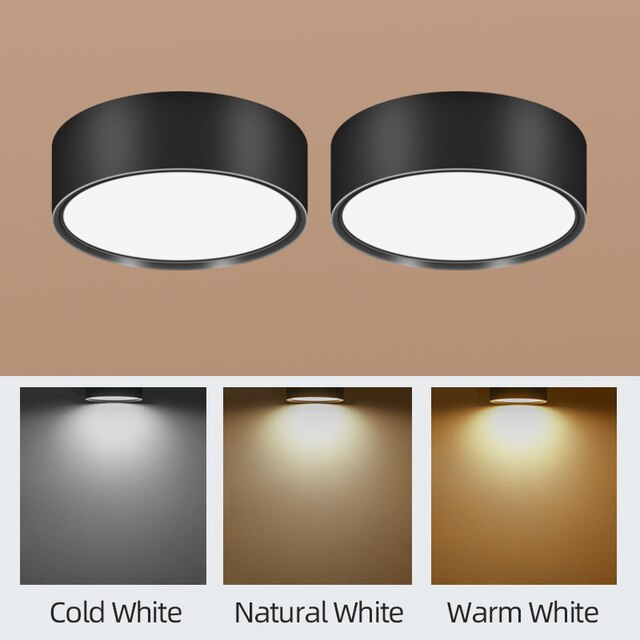 LED Ceiling Lighting 10W Surface Mounted Downlight Ceiling Lamp for Living Room Spotlight Panel Lights Kitchen Lamp AC110-265V