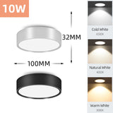LED Downlight 220V Foldable Spot Light COB Surface Mounted Spotlight Ceiling Lamp for Living Room Kitchen Indoor Neutral Light