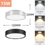LED Downlight 220V Foldable Spot Light COB Surface Mounted Spotlight Ceiling Lamp for Living Room Kitchen Indoor Neutral Light
