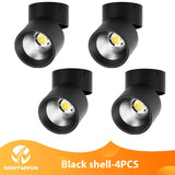 LED Downlight 220V Spotlight 7W 10W 15W Ceiling Foldable Spotlight Bedroom Living Room Kitchen Shop Interior Lighting