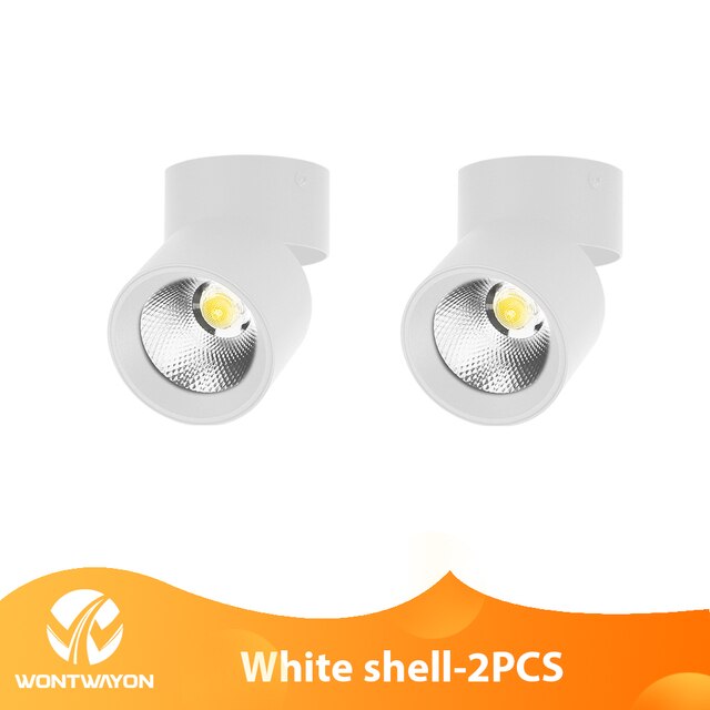 LED Downlight 220V Spotlight 7W 10W 15W Ceiling Foldable Spotlight Bedroom Living Room Kitchen Shop Interior Lighting
