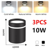 LED Downlight 220V Surface Mounted Spot Lamp 5W 10W 15W LED Spotlights Home Decor Lighting Fixture for Kitchen Store Living Room