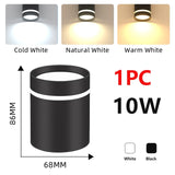 LED Downlight 220V Surface Mounted Spot Lamp 5W 10W 15W LED Spotlights Home Decor Lighting Fixture for Kitchen Store Living Room