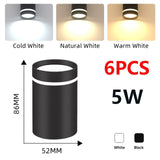 LED Downlight 220V Surface Mounted Spot Lamp 5W 10W 15W LED Spotlights Home Decor Lighting Fixture for Kitchen Store Living Room