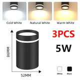 LED Downlight 220V Surface Mounted Spot Lamp 5W 10W 15W LED Spotlights Home Decor Lighting Fixture for Kitchen Store Living Room