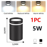 LED Downlight 220V Surface Mounted Spot Lamp 5W 10W 15W LED Spotlights Home Decor Lighting Fixture for Kitchen Store Living Room