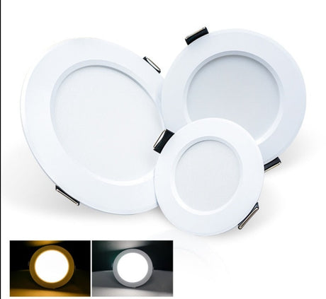 LED Downlight 3W 5W 7W 9W 12W 15W LED Lamp AC 220V 230V 240V Spotlight Recessed Round LED Panel Light Indoor Lighting Down light