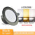 LED Downlight 3W 5W 9W 12W 15W 18W AC220V 240V downlight gold Silver White Ultra Thin Aluminum Round Recessed LED Spot Lighting