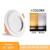 LED Downlight 3W 5W 9W 12W 15W 18W AC220V 240V downlight gold Silver White Ultra Thin Aluminum Round Recessed LED Spot Lighting
