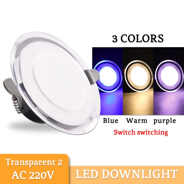 LED Downlight 3W 5W 9W 12W 15W 18W AC220V 240V downlight gold Silver White Ultra Thin Aluminum Round Recessed LED Spot Lighting