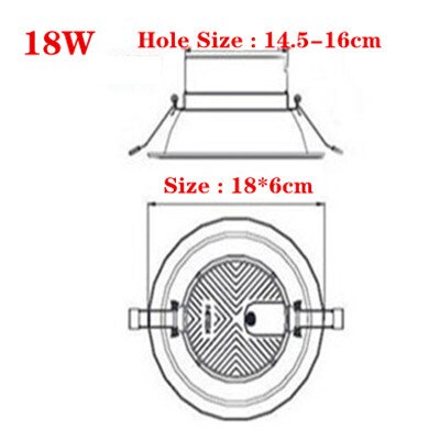 LED Downlight 5W 7W 12W 18W Round Recessed Lamp LED Ceiling Lamp 220V 230V 240V Led Bulb Bedroom Kitchen Indoor Lighting