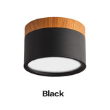 LED Downlight 5W 7W 9W 12W 15W 18W Dimmable Nordic Wood Modern Surface Mounted Ceiling light spotlight interior decoration light
