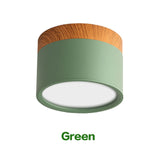 LED Downlight 5W 7W 9W 12W 15W 18W Dimmable Nordic Wood Modern Surface Mounted Ceiling light spotlight interior decoration light