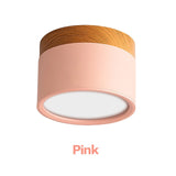 LED Downlight 5W 7W 9W 12W 15W 18W Dimmable Nordic Wood Modern Surface Mounted Ceiling light spotlight interior decoration light