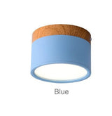 LED Downlight Dimmable 5W 7W 9W12W15W Nordic Wood Modern Led Surface Mounted Ceiling Light Spotlight, Interior Decoration 220v