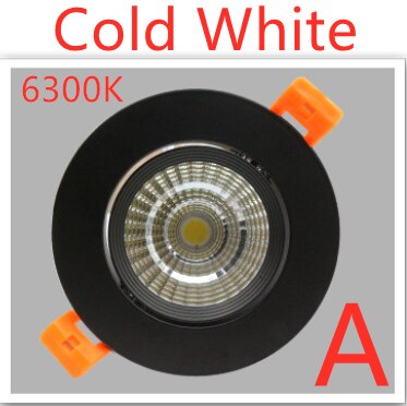 LED Downlight Dimmable lamp 3w 5w 7W 12w 15w 20w 30w 40w cob led spot 220V/110V ceiling recessed downlights round panel light