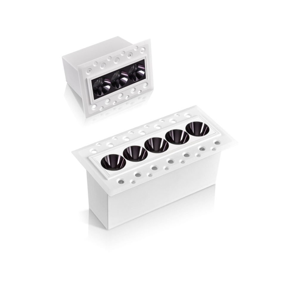 LED Downlight Square Linear Spotlight R90 6W 9W 10W 15W Living Room Bedroom Commercial Clothing Ceiling Light