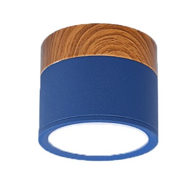 LED Downlight dimmable 5W 7W 9W12W15W Nordic wood modern Led surface mounted ceiling light spotlight, interior decoration light