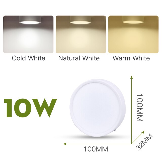 LED Downlights Spot Led 25W 15W 10W 5W Ceiling Surface Mounted Spot Light 110V 220V Lamp Indoor Lighting Leds For Home Kitchen