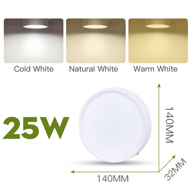 LED Downlights Spot Led 25W 15W 10W 5W Ceiling Surface Mounted Spot Light 110V 220V Lamp Indoor Lighting Leds For Home Kitchen
