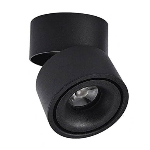 LED Downlights Surface Mounted COB Ceiling Lamps Dimmable 10W 12W 15W 18W Foldable 360° Rotatable Background Track Spot Light