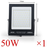 LED Flood Light IP67 Waterproof 220V 10W 20W 30W 50W 100W 150W 200w Outdoor Garden Projector Lighting Spotlight Wall Flood Lights
