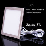LED Kitchen Hanging Pendants Wall Cabinet Lighting Downlight DC12V Ultra-thin Rectangle Square Panel Light Closet Wardrobe Lamp