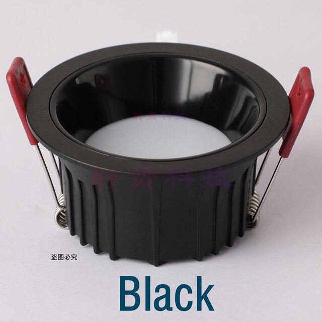 LED Recessed Spot Light Gold/Silver Narrow Border Downlight Living Room Spotlight 7.5CM Hole  Minimalist Bedroom Light