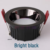 LED Recessed Spot Light Gold/Silver Narrow Border Downlight Living Room Spotlight 7.5CM Hole  Minimalist Bedroom Light