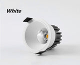 LED Round Light Dimmable Cob Downlights Recessed Indoor Lighting  AC110V 220v 9w 15w Ceiling Led Spot Lights Lamp Bedroom Hotel