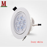 LED SCR Dimming Ceiling Light 3w5w7w9w12w15w18w21w24w High Power Downlight AC85-265v