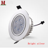 LED SCR Dimming Ceiling Light 3w5w7w9w12w15w18w21w24w High Power Downlight AC85-265v
