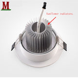 LED SCR Dimming Ceiling Light 3w5w7w9w12w15w18w21w24w High Power Downlight AC85-265v