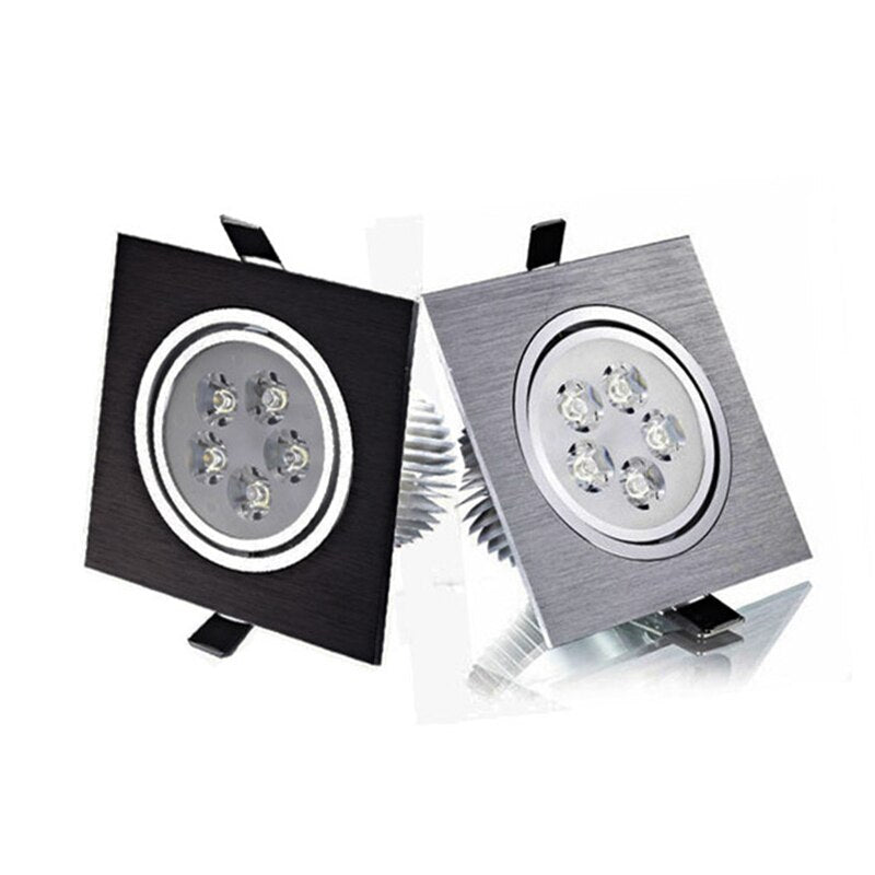 LED Square downlight 6W 10W 14W dimmable recessed downlight AC85-265V led  light for home lighting