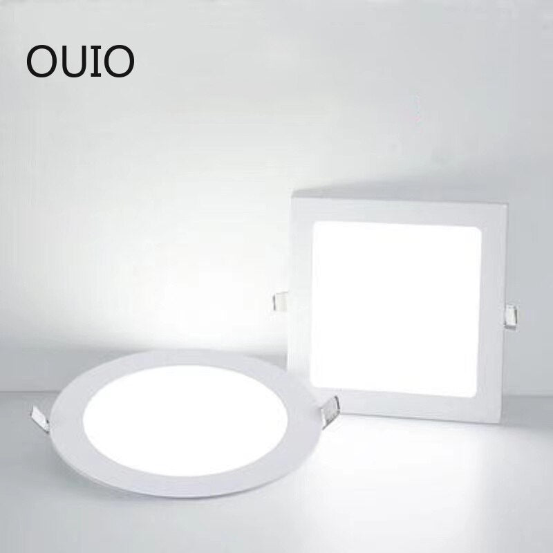 LED Ultra-thin Round Downlight 3W-25W Suitable For Home and Commercial Indoor Lighting Embedded Square Ceiling Spot Light