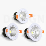 LED downlight ceiling light AC110V-220V regulable 5W7W9W12W15W18W20W... luz empotrada párr techo Epistar de lámpara empotrable d