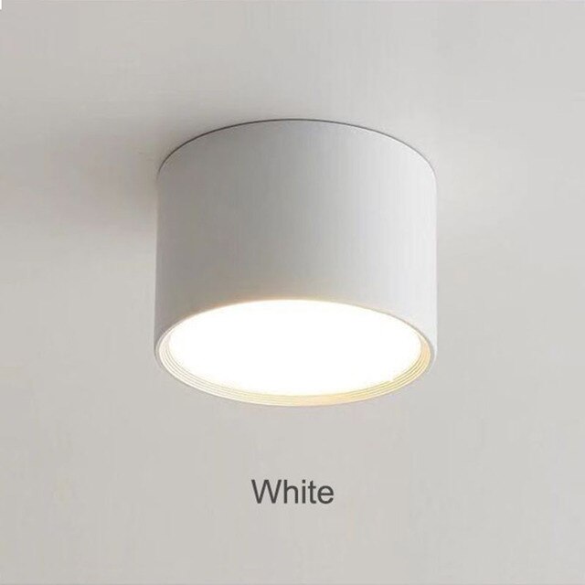 LED downlight ceiling light dimmable 5W 7W9W12W15W Nordic surface mounted LED spotlight, indoor living room and bedroom lighting