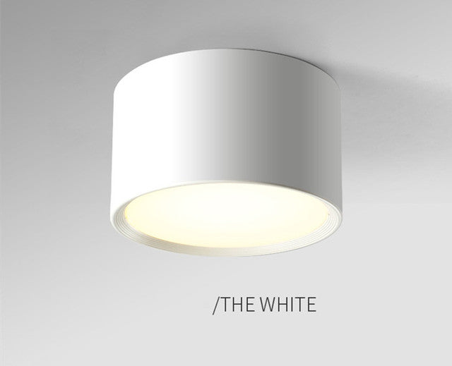 LED surface mounted ceiling downlight black and white 9W/12W/15W/18W home clothing store office meeting room ceiling downlight