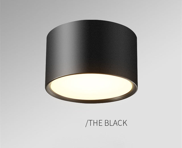 LED surface mounted ceiling downlight black and white 9W/12W/15W/18W home clothing store office meeting room ceiling downlight
