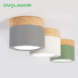 Led Ceiling Lamp Surface Mounted Ceiling Led Downlight Macaron Colorful Lights Dimmable 5W 7W 15W AC110V 220V For Bedroom Foyer
