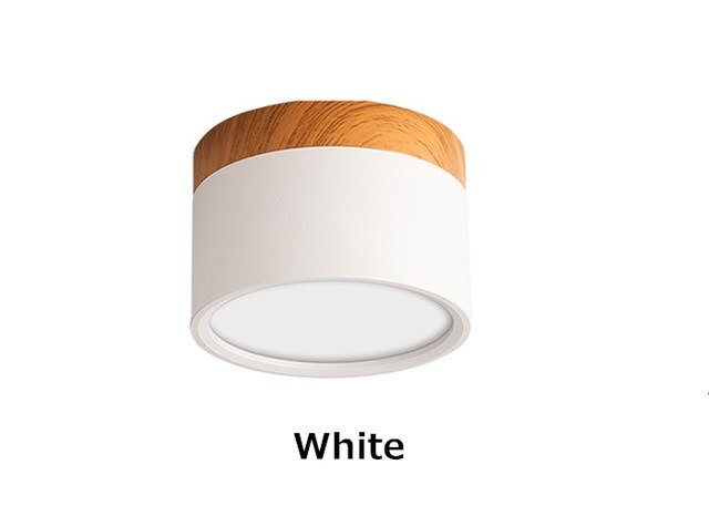 Led Ceiling Lamp Surface Mounted Ceiling Led Downlight Macaron Colorful Lights Dimmable 5W 7W 15W AC110V 220V For Bedroom Foyer