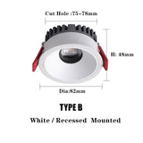 Led Down Light Spot Dimmable LED Downlights 220V 110V 12W 7W Spotlight Lights Surface Mounted Lamp for Indoor Lighting Ceiling