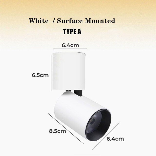 Led Down Light Spot Dimmable LED Downlights 220V 110V 12W 7W Spotlight Lights Surface Mounted Lamp for Indoor Lighting Ceiling