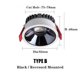 Led Down Light Spot Dimmable LED Downlights 220V 110V 12W 7W Spotlight Lights Surface Mounted Lamp for Indoor Lighting Ceiling