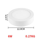 Led Downlight 220V Led Spot Lights 6W 12W 18W 24W 110V 220V Round Downlights Down Lights Lighting Fixture for Home